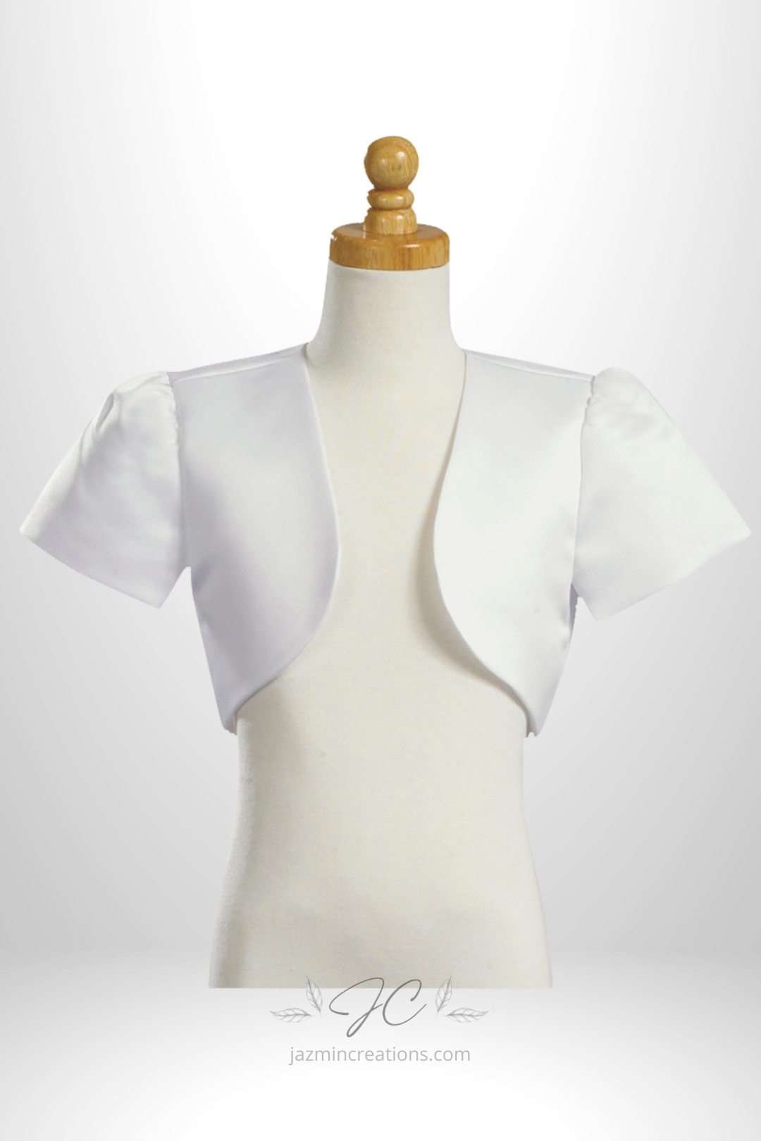 Satin Short Sleeve Bolero