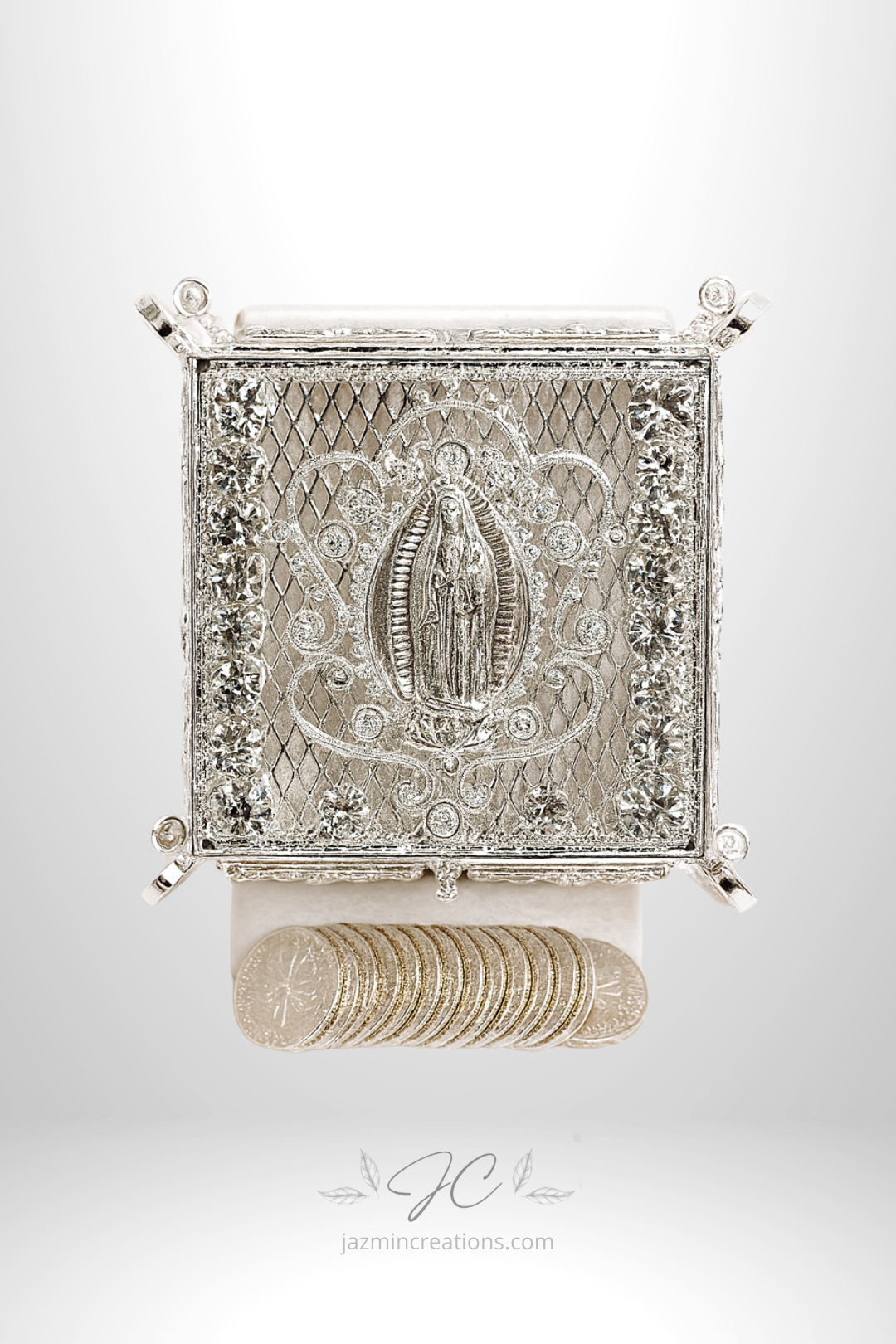 Wedding Arras Set with Virgin of Guadalupe