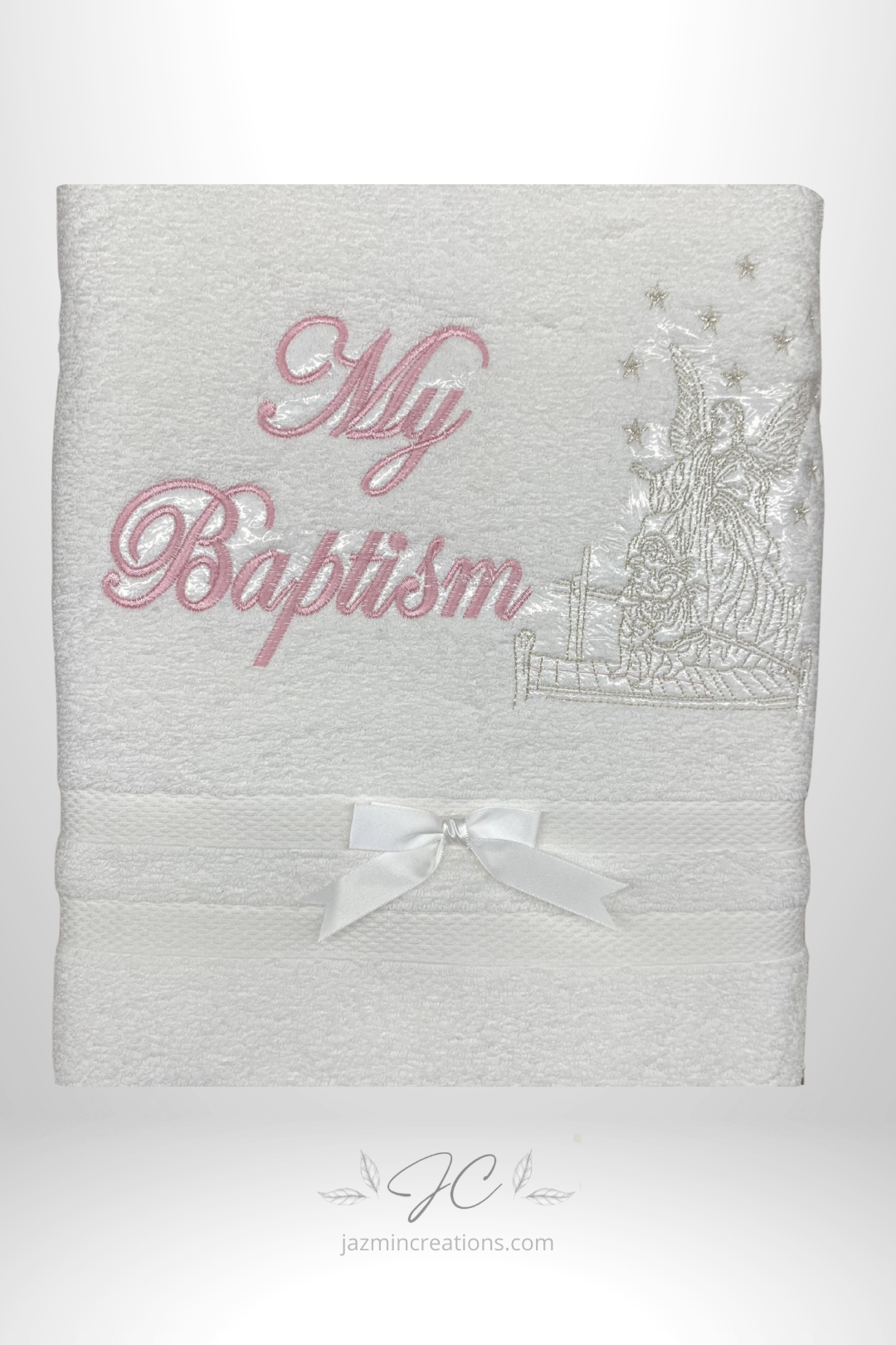 Baptism Towel with Embroidery “My Baptism”