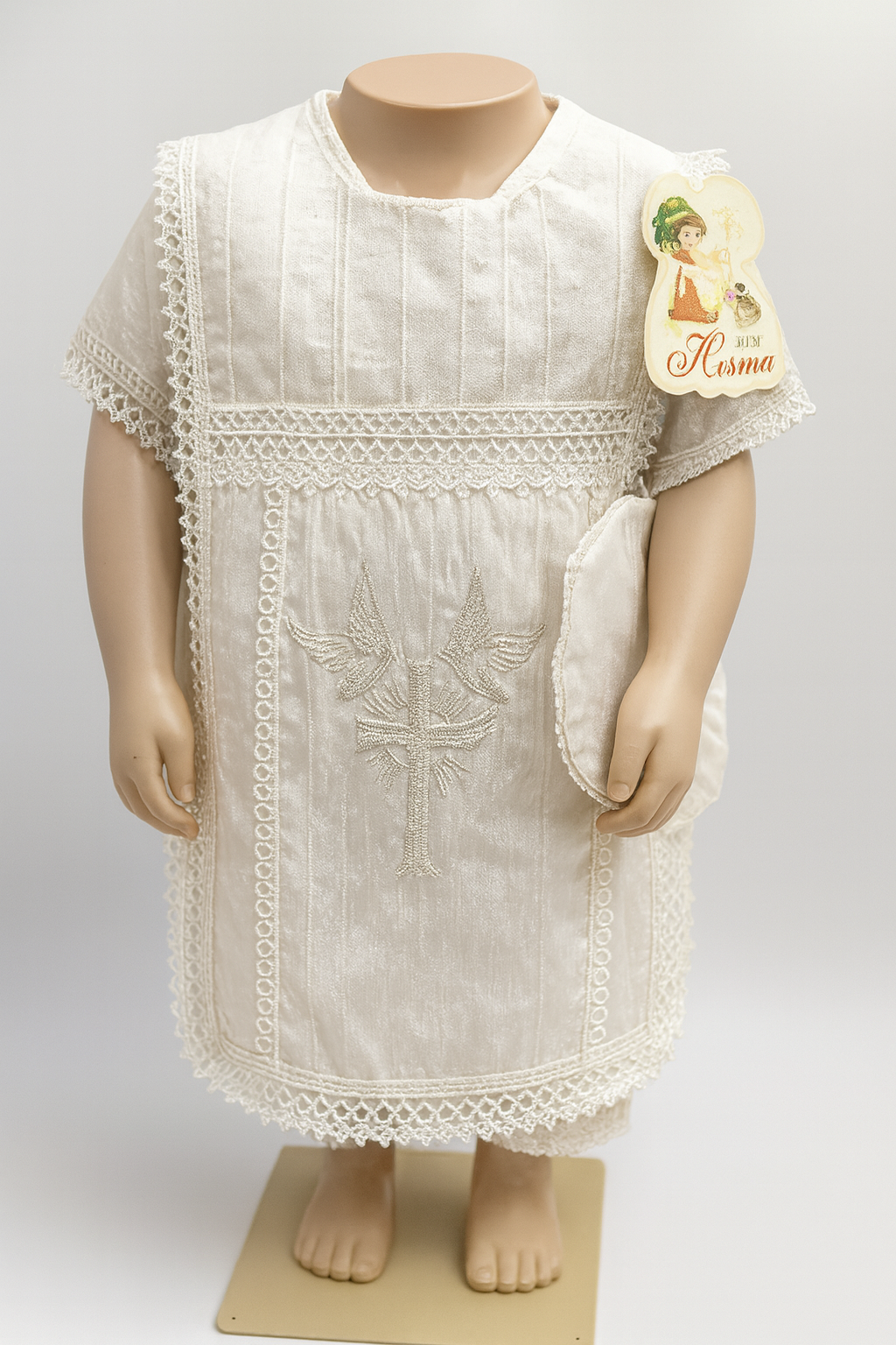 Ivory Baptism Outfit & Embroidered Stole