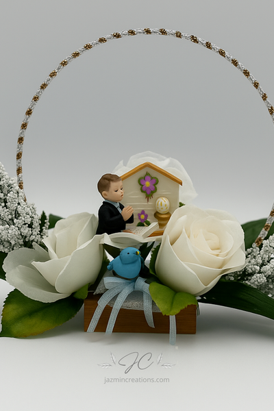 First Communion Floral Arrangement